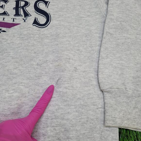 Vintage 80s Rutgers University Sweatshirt Womens XL 22x23 - Picture 2 of 16